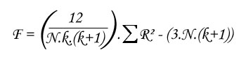 statel friedman test formula excel