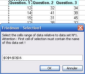 statel friedman test excel