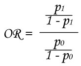 logistic regression formula odds ratio statel
